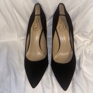 Sam Edelman Black Velvet Heels